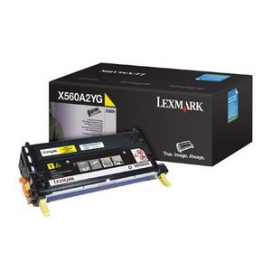 Lexmark X560A2YG gul toner (original) X560A2YG 034978 - 1
