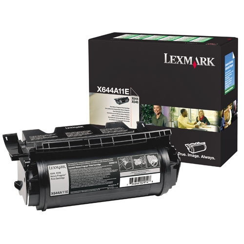 Lexmark X644A11E svart toner (original) X644A11E 034750 - 1