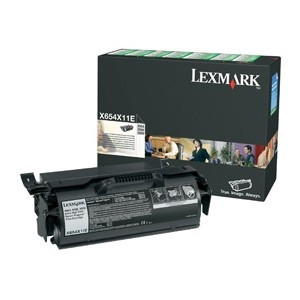 Lexmark X654X11E svart toner extra hög kapacitet (original) X654X11E 037052 - 1