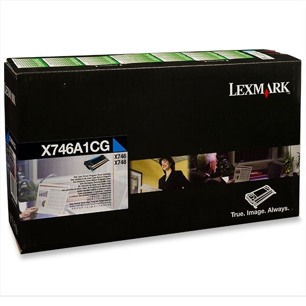 Lexmark X746A1CG cyan toner (original) X746A1CG 037222 - 1