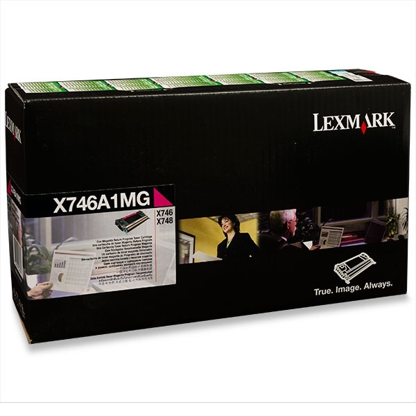 Lexmark X746A1MG magenta toner (original) X746A1MG 037224 - 1