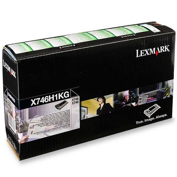 Lexmark X746H1KG svart toner (original) X746H1KG 037214 - 1