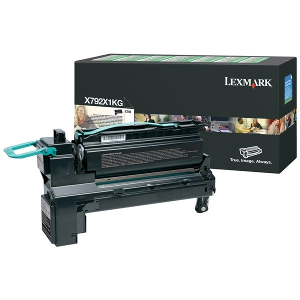 Lexmark X792X1KG svart toner hög kapacitet (original) X792X1KG 037162 - 1