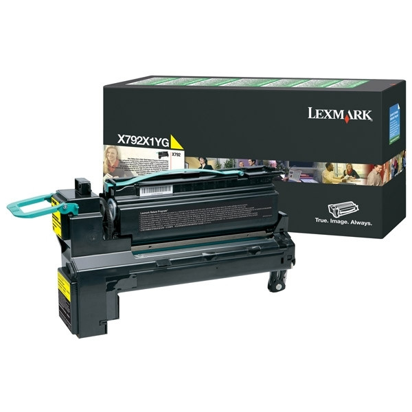 Lexmark X792X1YG gul toner hög kapacitet (original) X792X1YG 037168 - 1