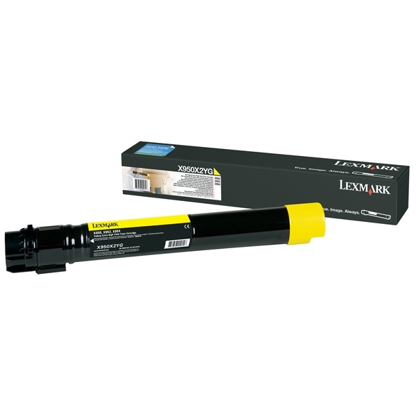 Lexmark X950X2YG gul toner (original) X950X2YG 037180 - 1