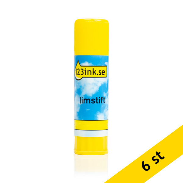 Limstift | 123ink | 40g | 6st  300568 - 1