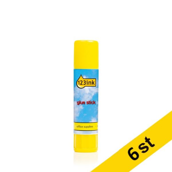 Limstift 10g | 123ink 6st 300566 - 1