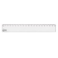 Linjal 20cm plast | 123ink