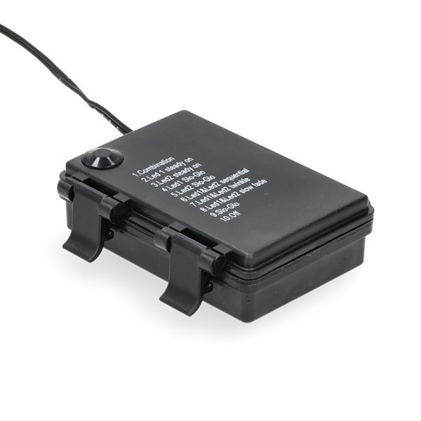 Ljusboll Ø15cm 40 LED | batteridriven | svart [123ink] LDR07352 - 6