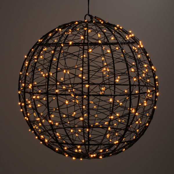 Ljusboll Ø25cm 300 LED | svart [123ink] LDR07335 - 3