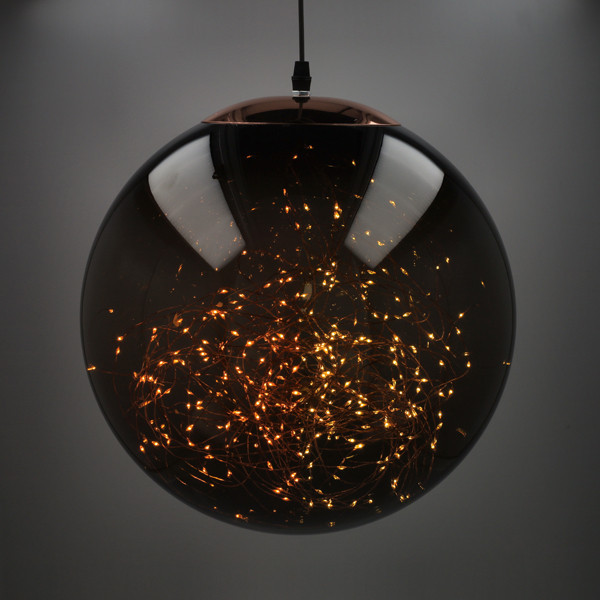 Ljusboll Ø35cm 300 LED | smokey glas [123ink] LDR07339 - 1