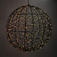 Ljusboll Ø35cm 500 LED | svart [123ink] LDR07336