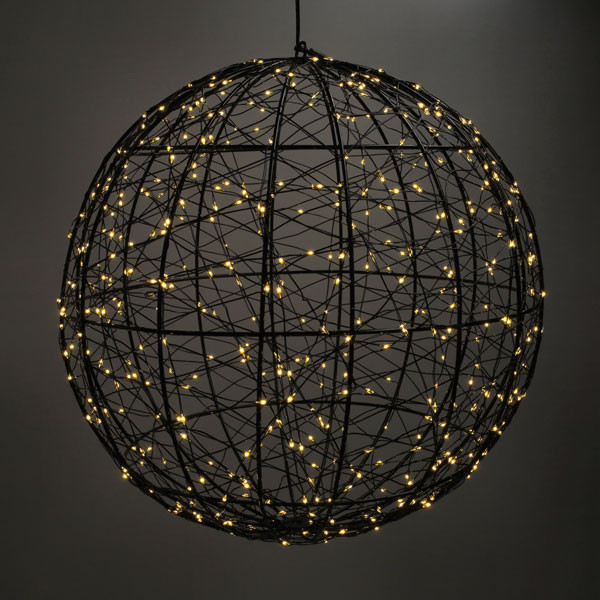 Ljusboll Ø35cm 500 LED | svart [123ink] LDR07336 - 2