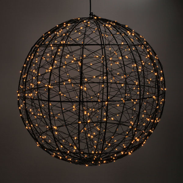 Ljusboll Ø35cm 500 LED | svart [123ink] LDR07336 - 3