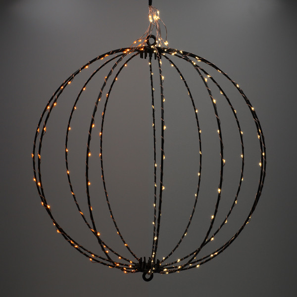 Ljusboll Ø40cm 192 LED | svart [123ink] LDR07331 - 1