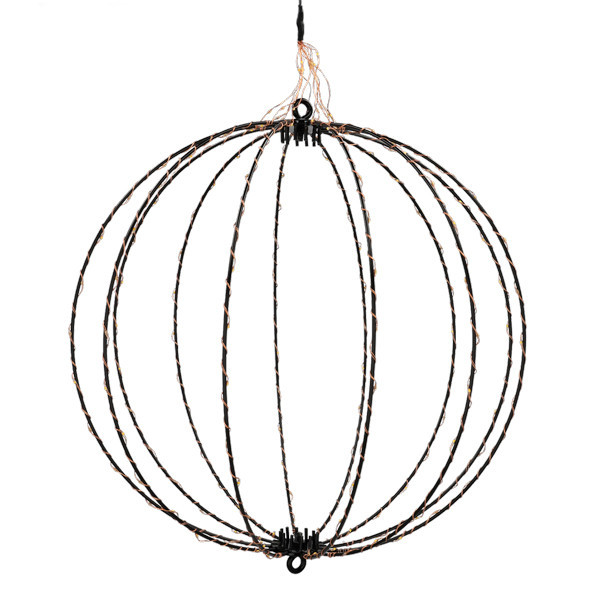 Ljusboll Ø40cm 192 LED | svart [123ink] LDR07331 - 4