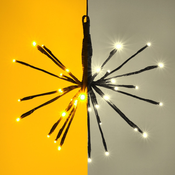 Ljusboll Firework Ø30cm 42 LED | svart [123ink] LDR07346 - 1