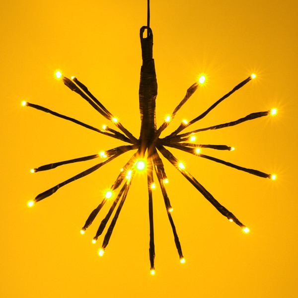 Ljusboll Firework Ø30cm 42 LED | svart [123ink] LDR07346 - 3