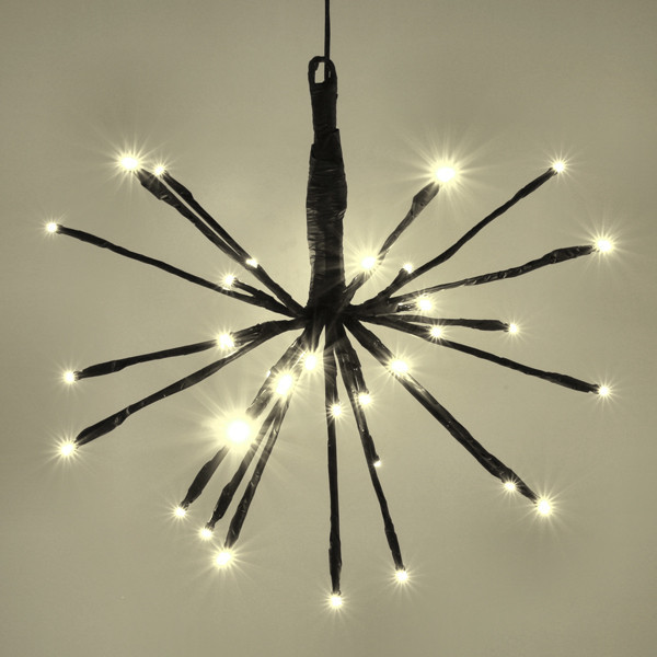 Ljusboll Firework Ø30cm 42 LED | svart [123ink] LDR07346 - 4