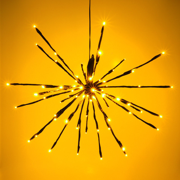 Ljusboll Firework Ø45cm 72 LED | svart [123ink] LDR07347 - 3