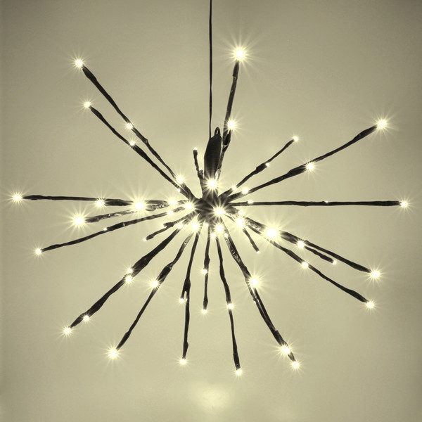 Ljusboll Firework Ø45cm 72 LED | svart [123ink] LDR07347 - 4