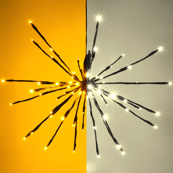 Ljusboll Firework Ø70cm 160 LED | svart [123ink] LDR07348 - 1