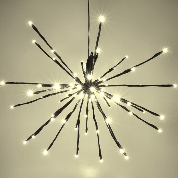 Ljusboll Firework Ø70cm 160 LED | svart [123ink] LDR07348 - 4