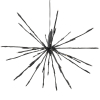 Ljusboll Firework Ø70cm 160 LED | svart [123ink] LDR07348 - 5