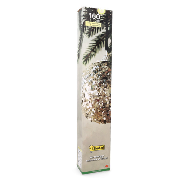 Ljusboll Firework Ø70cm 160 LED | svart [123ink] LDR07348 - 9