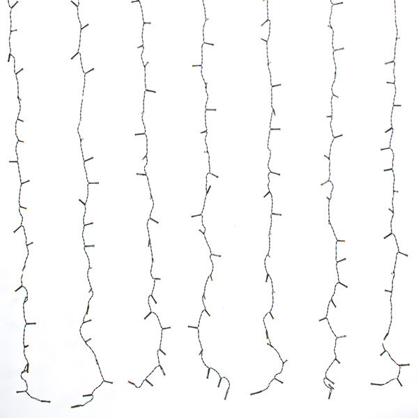 Ljusgardin | extra varmvit & varmvit | 2m x 1m | 220 LED [123ink] LDR07011 - 4