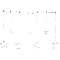 Ljusgardin Dew Drop Stars | dagsljus | 1,2x0,8m [Star Trading] 582-20-1 501778