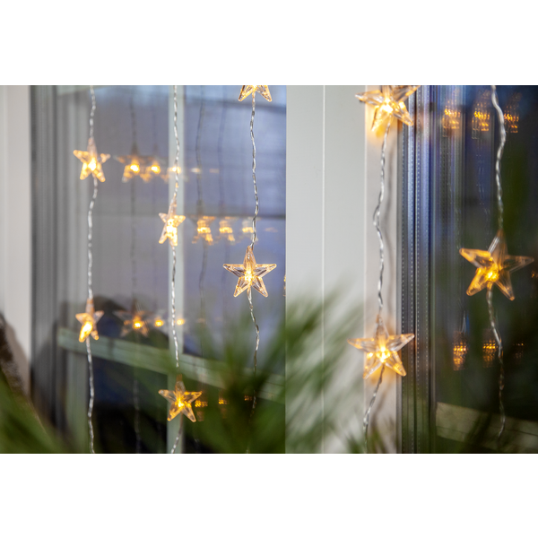 Ljusgardin Star Curtain | varmvit | 0.9m x 1.2m | 30 lampor 2006-74-2 361562 - 4