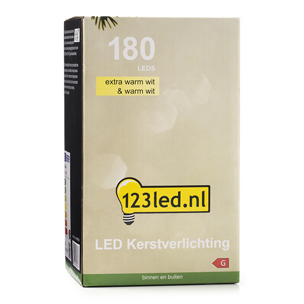 Ljusslinga | extra varmvit & varmvit | 16,4m | 180 LED [123ink] LDR07003 - 8