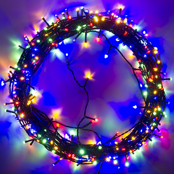 Ljusslinga | multicolor & varmvit | 27m | 320 LED [123ink] LDR07182 - 2