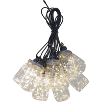 Ljusslinga Circus Bottle | 450cm | 10 lampor | transparent [Star Trading] 476-82 501753