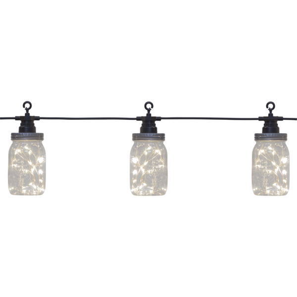 Ljusslinga Circus Bottle | 450cm | 10 lampor | transparent [Star Trading] 476-82 501753 - 3