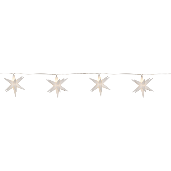 Ljusslinga December | 210cm | 8 lampor | vit [Star Trading] 729-62 501768 - 1