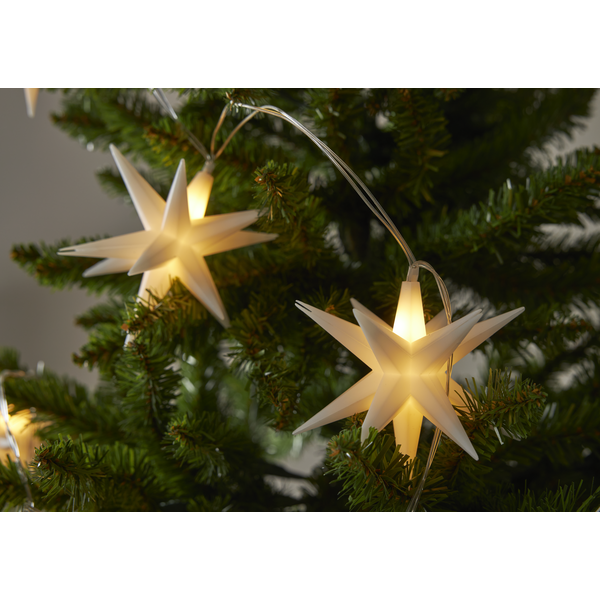 Ljusslinga December | 210cm | 8 lampor | vit [Star Trading] 729-62 501768 - 4
