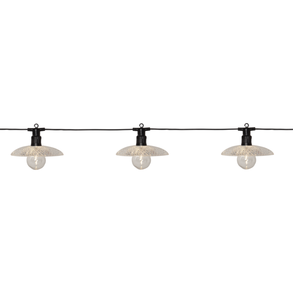 Ljusslinga Glassy Light | 350cm | 6 lampor | transparent [Star Trading] 473-10 501755 - 1