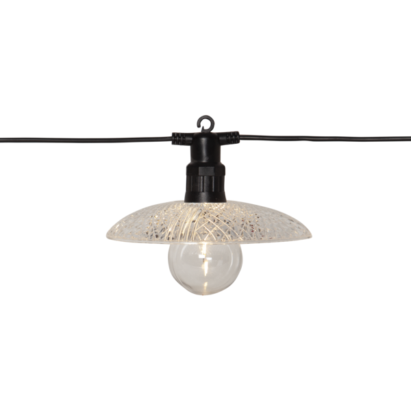 Ljusslinga Glassy Light | 350cm | 6 lampor | transparent [Star Trading] 473-10 501755 - 4