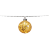 Ljusslinga Glitter | 130cm | 10 lampor | guld [Star Trading] 729-18 501772 - 3