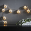 Ljusslinga Glitter | 130cm | 10 lampor | silver [Star Trading] 729-17 501771 - 2