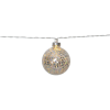 Ljusslinga Glitter | 130cm | 10 lampor | silver [Star Trading] 729-17 501771 - 3