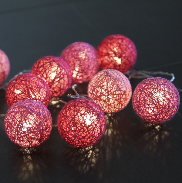 Ljusslinga Jolly light | 1.35m | 10 lampor | rosa [Star Trading] 457-12-1 361396 - 3