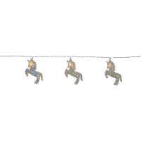 Ljusslinga Nacy Enhörning | 135cm | 10 lampor | transparent [Star Trading] 729-36 501747