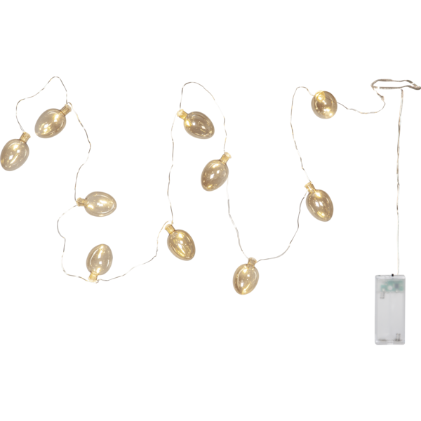 Ljusslinga Shimmer | 135cm | 10 lampor | beige [Star Trading] 729-60 501751 - 1