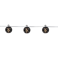 Ljusslinga Solcell Flame | 210cm | 8 lampor | svart [Star Trading] 481-02 501756