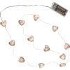 Ljusslinga Valentine | 165cm | 12 lampor | transparent rosa [Star Trading] 729-78 501750 - 1