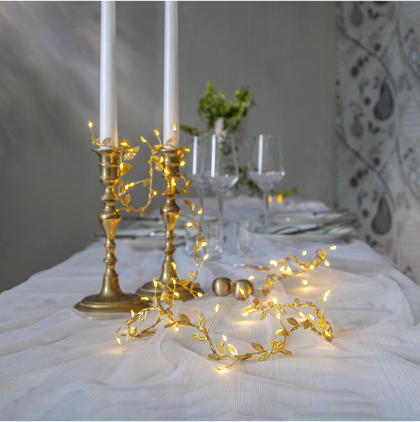 Ljusslinga Winny | 200cm | 60 lampor | guld [Star Trading] 729-54 501758 - 2