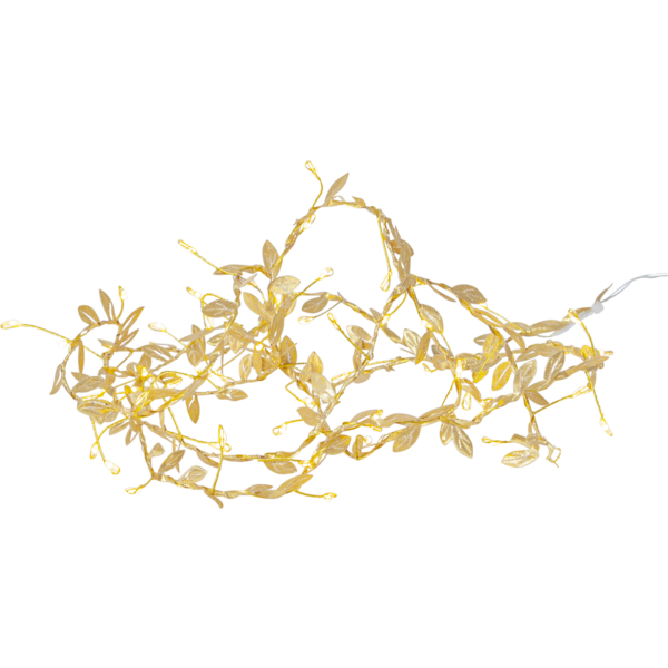 Ljusslinga Winny | 200cm | 60 lampor | guld [Star Trading] 729-54 501758 - 3